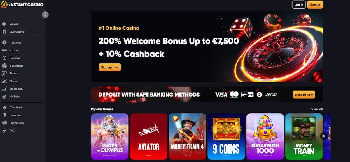 Instant Casino - Snel, simpel en boordevol actie