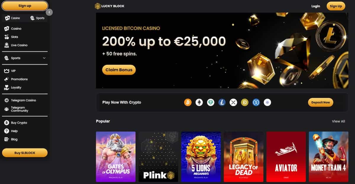 Lucky Block Casino - Snel aan de slag met een ruim aanbod aan spellen